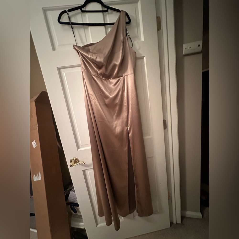 Birdy Grey Mocha Satin Dress